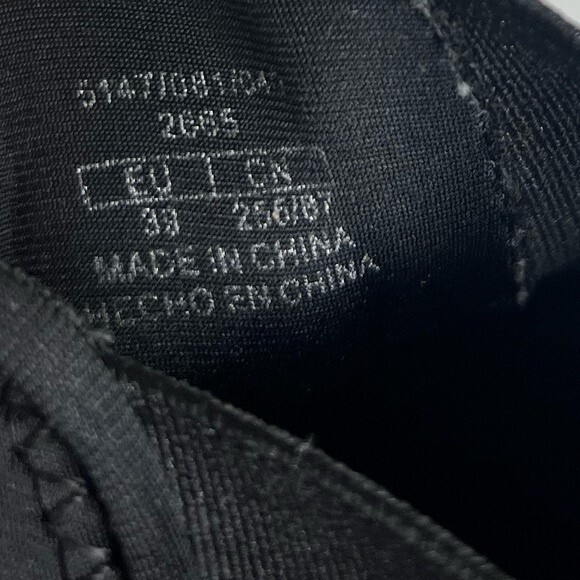 Zara Chelsea Lug Sole Chunky Heel Platform Ankle Boot Black Size 39 US 8 - Picture 13 of 16